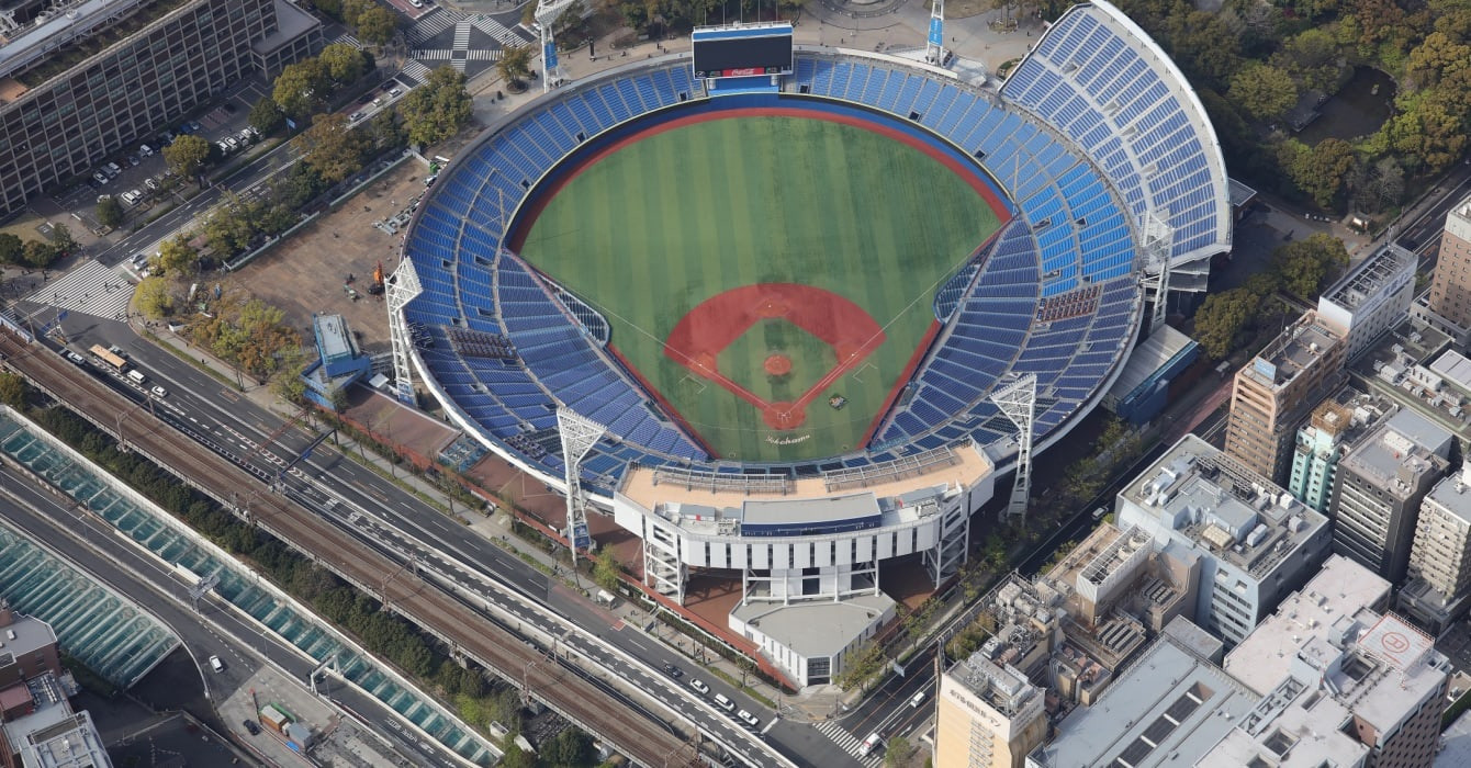 Yokohama Stadium, a Tokyo 2020 venue, is set to be around 80 per cent full as part of a three-day trial ©Tokyo 2020
