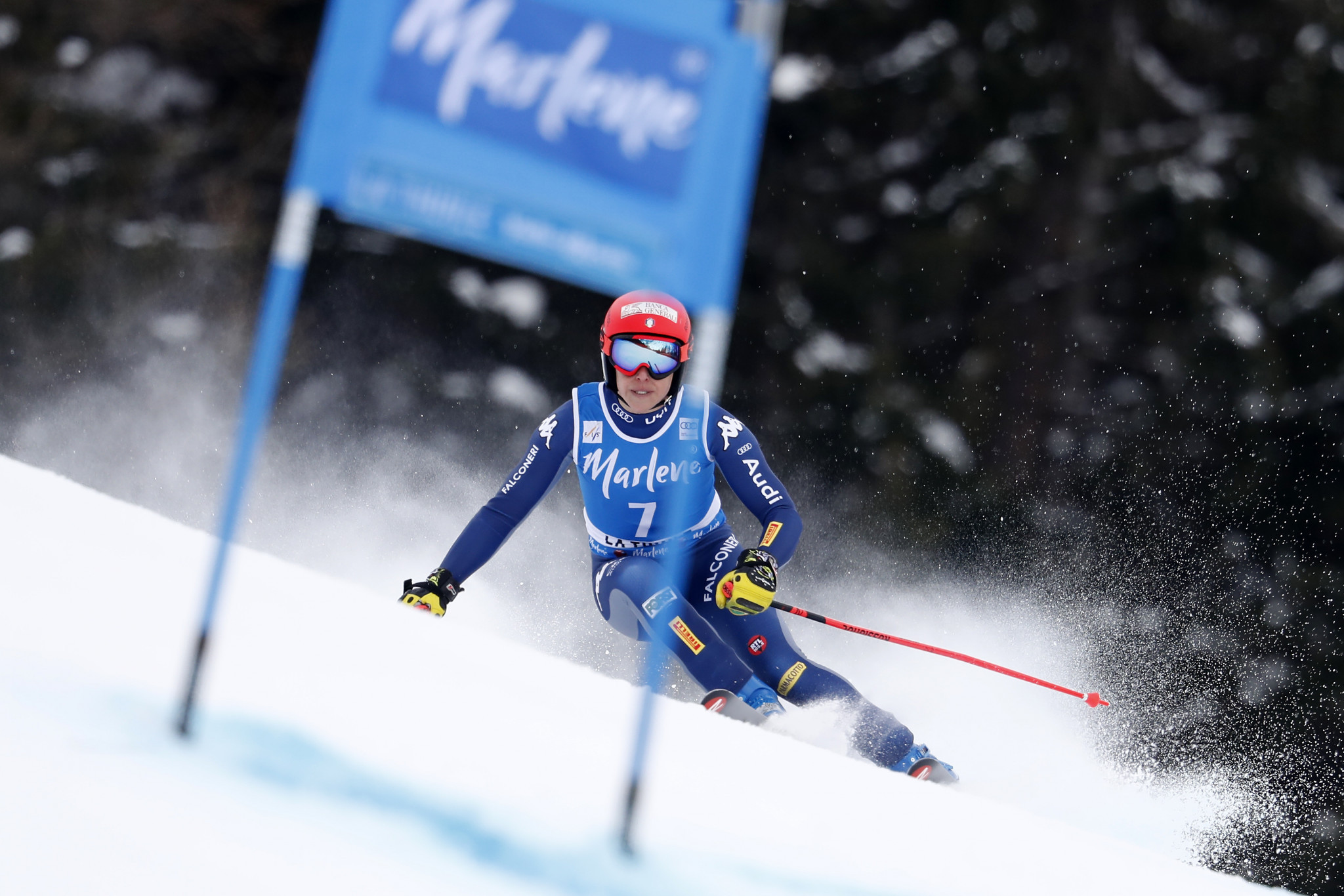 Federica Brignone of Italy is expected to challenge in the women's giant slalom at the FIS Alpine Ski World Cup event in Sölden ©Getty Images