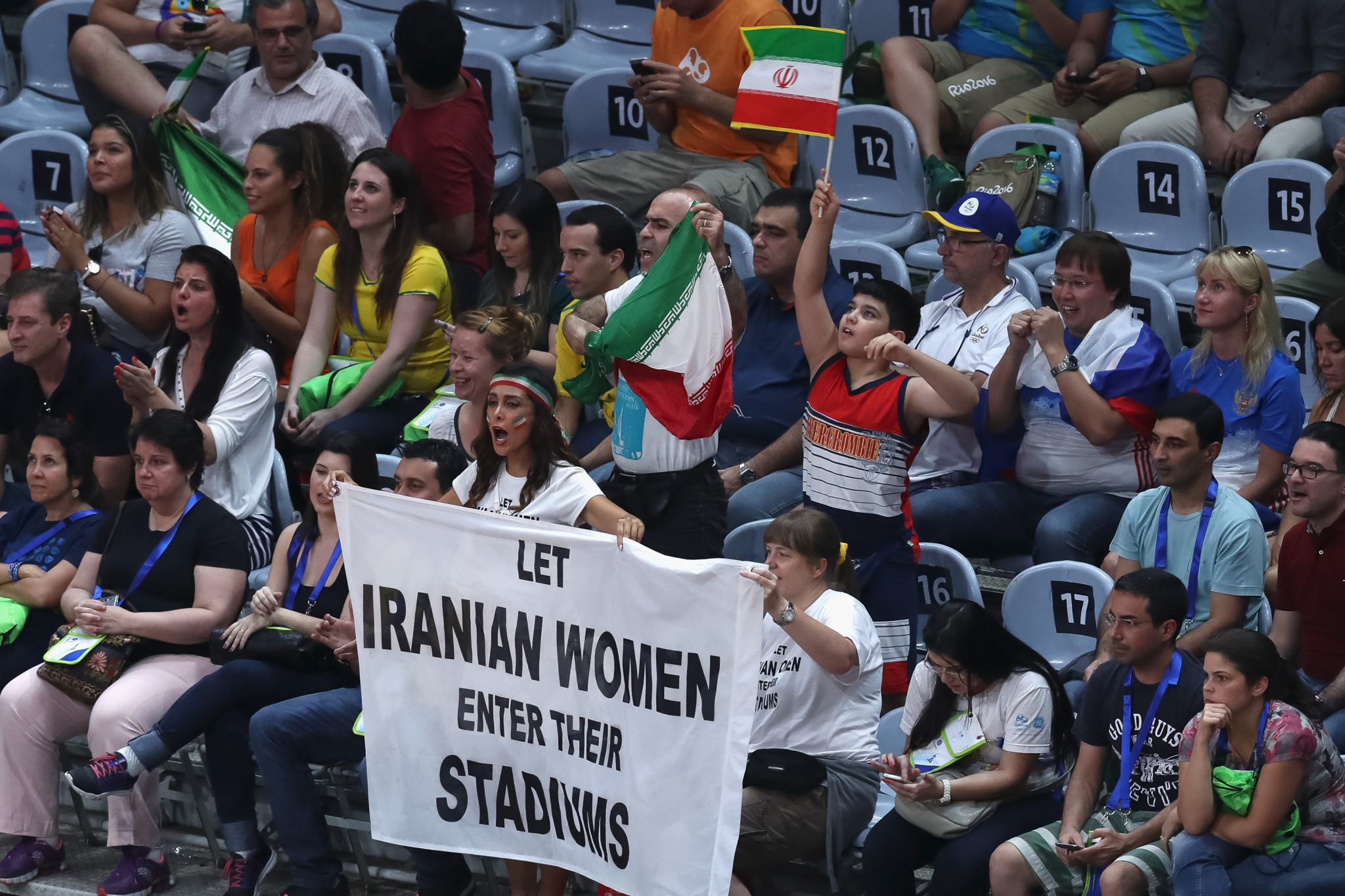 Iranian women have faced obstacles attending volleyball matches in the country since 2012 ©Getty Images