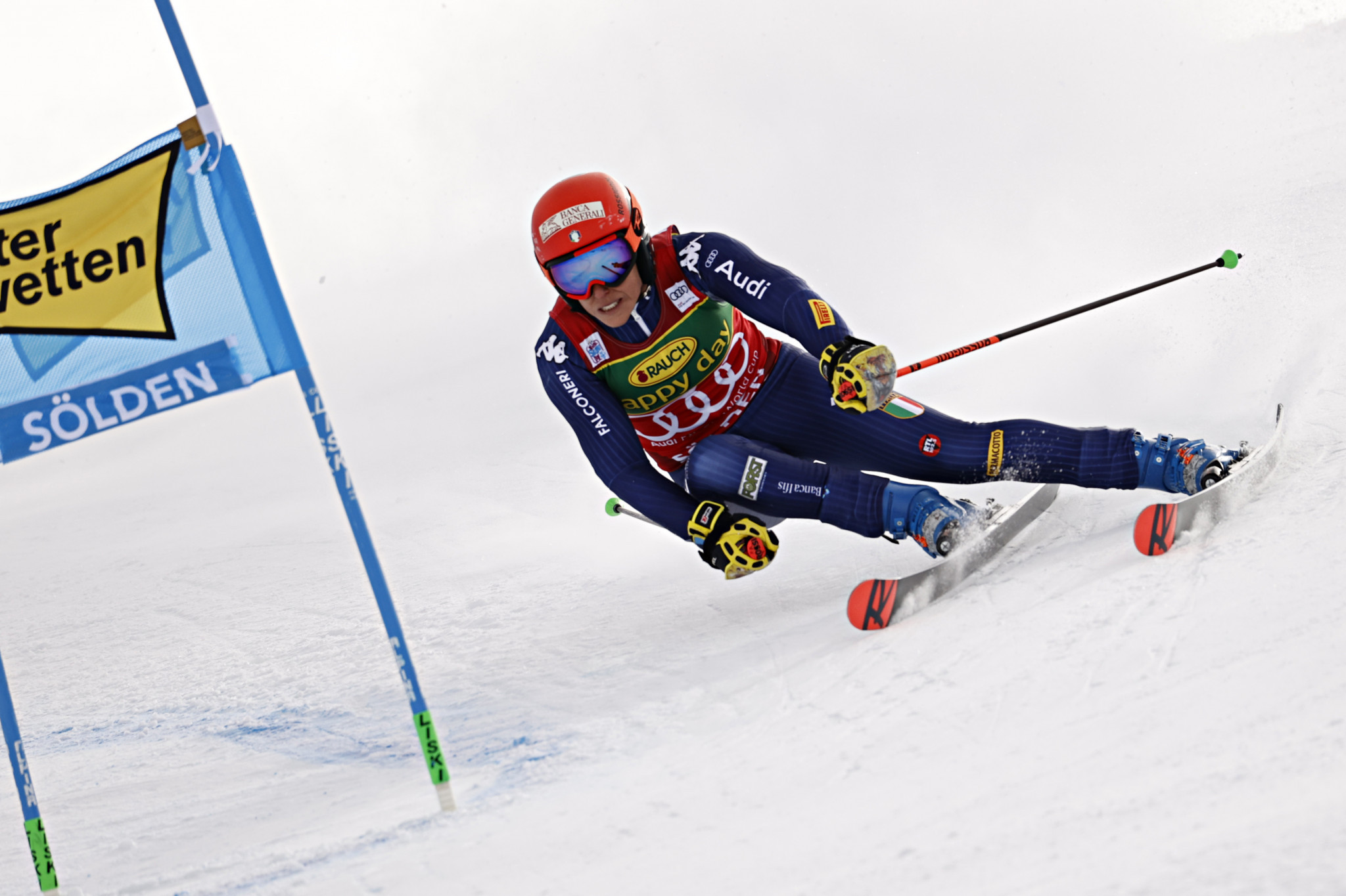 Federica Brignone of Italy was the runner-up at the FIS Alpine Ski World Cup event in Sölden ©Getty Images