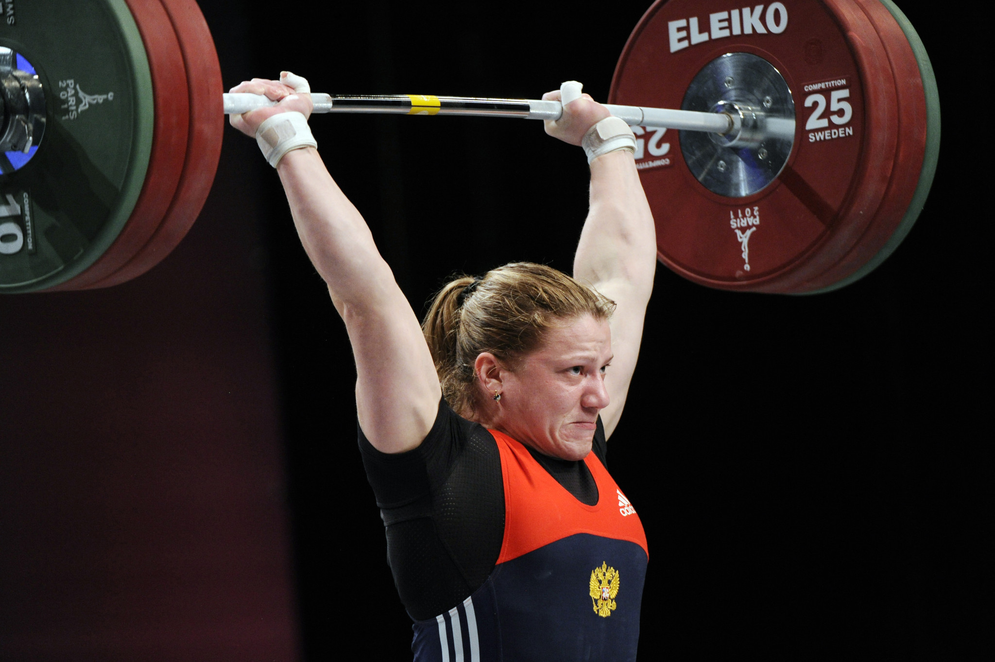 Svetlana Shimkova has been provisionally suspended on a doping charge by the IWF 