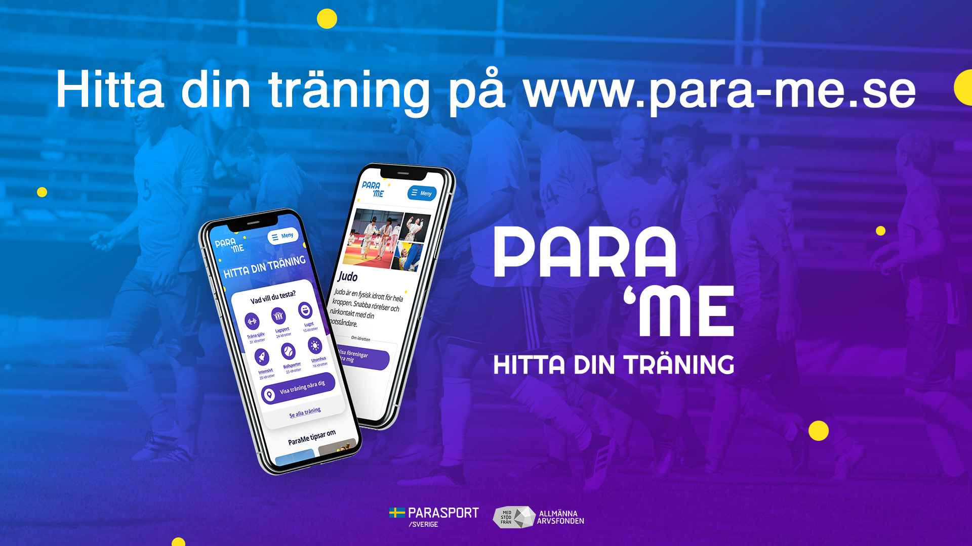 ParaMe was launched in September ©Parasport Sweden