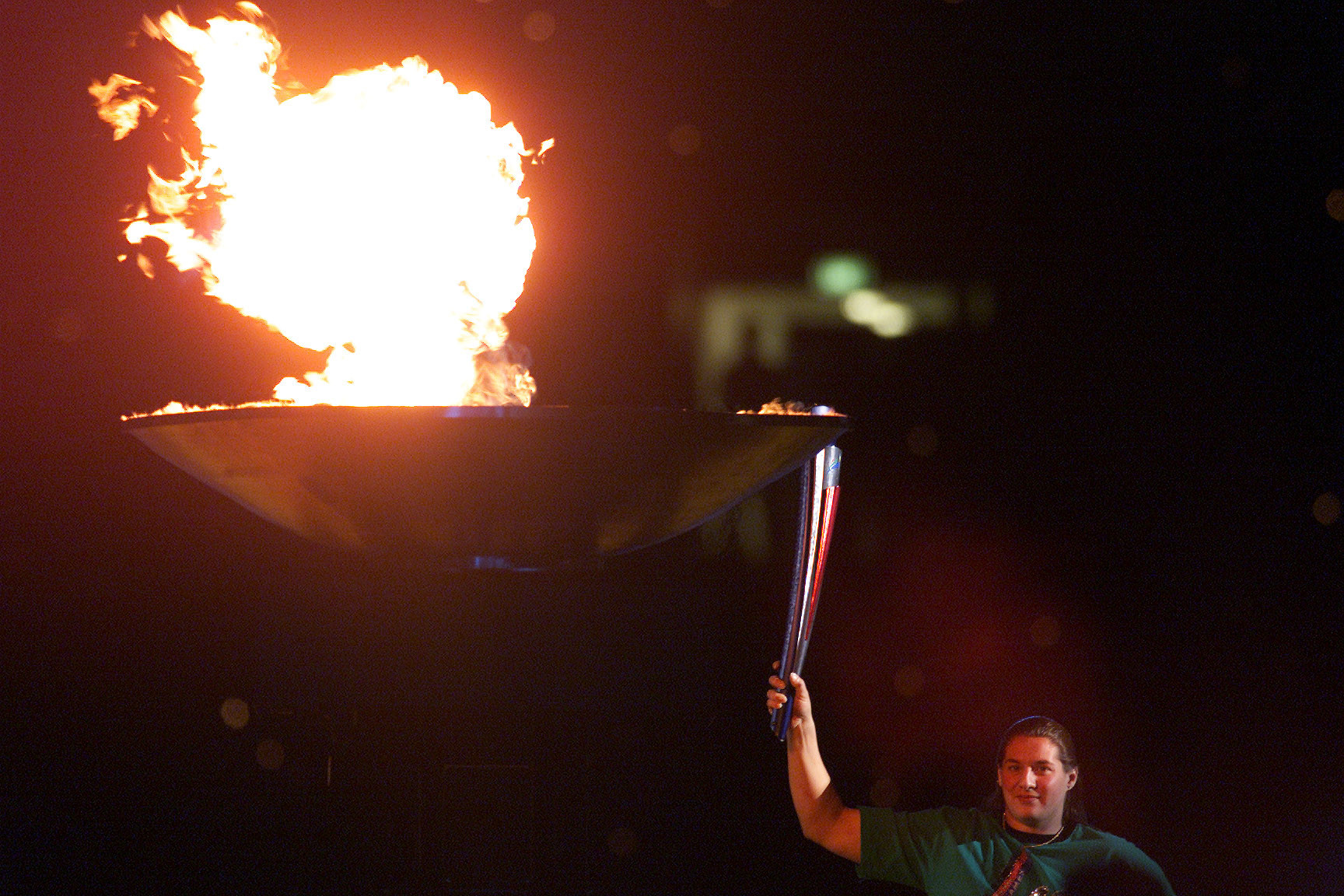 Louise Sauvage lit the Paralympic Cauldron 20 years ago ©Getty Images