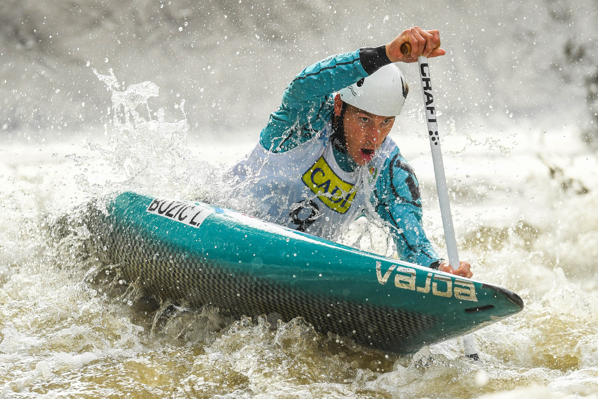 Luka Božič boosted his hopes of representing Slovenia at Tokyo 2020 with victory at the ICF Canoe Slalom World Cup in Tacen ©Getty Images
