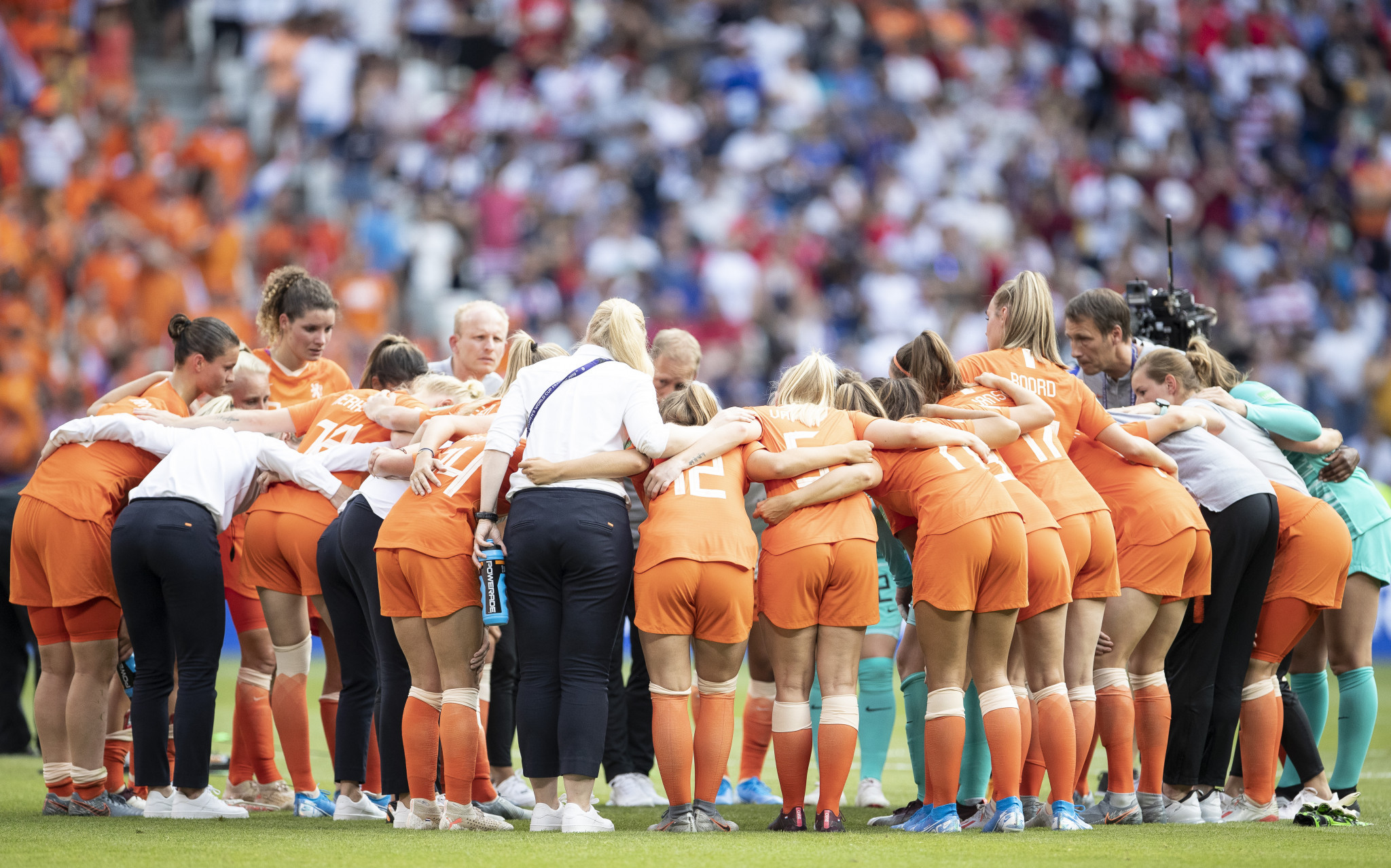 The Netherlands is set to team up with Germany and Belgium on a joint bid to co-host the 2023 Women's Football World Cup ©Getty Images