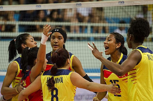 Colombia defeated Venezuela in the opening match of the women’s South American Olympic Qualification Tournament ©CSV