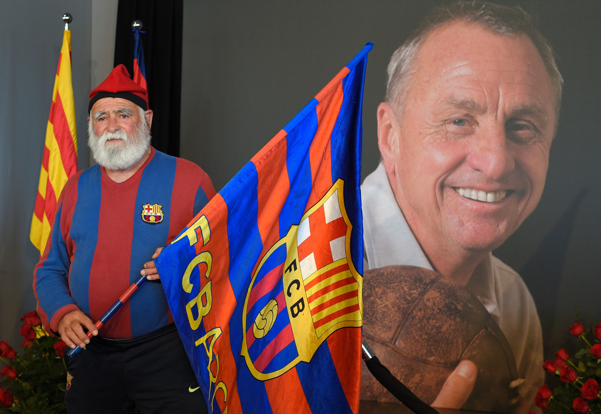 Johan Cruyff's spell as player and coach at Barcelona led to a revolution at the club that they are still benefitting from even after his death in 2016 ©Getty Images
