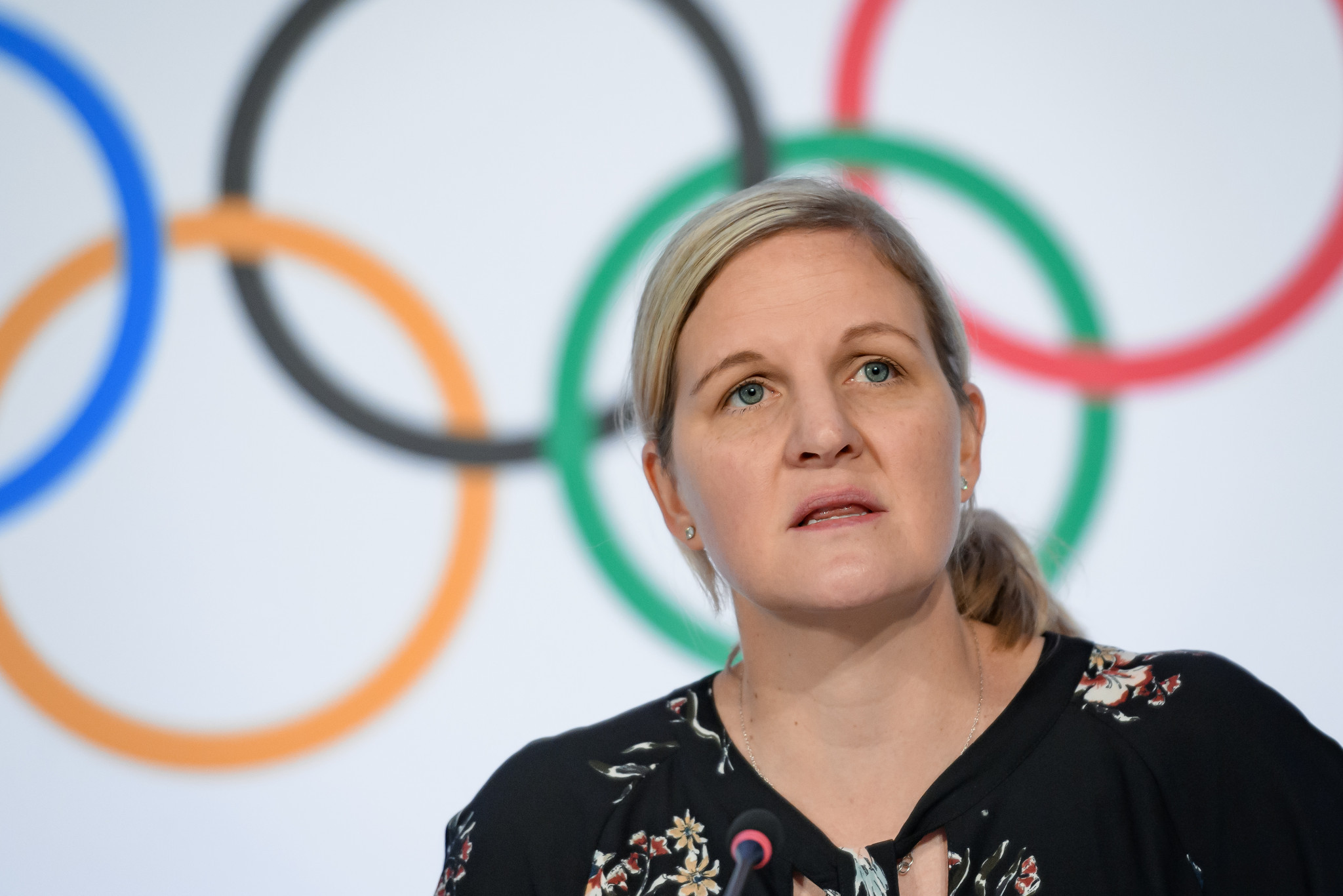 Kirsty Coventry said the Coordination Commission was "encouraged to see the progress being made by the team in Dakar" ©Getty Images