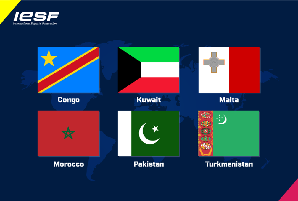 Congo, Morocco, Malta, Kuwait, Pakistan and Turkmenistan have all joined the International Esports Federation ©IESF