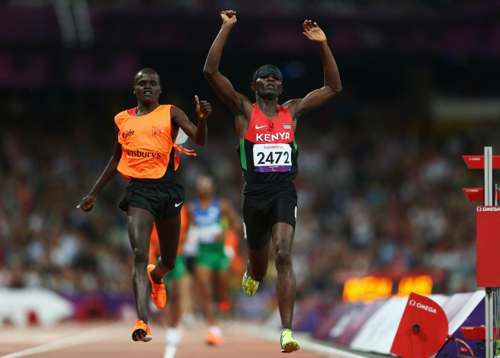 Samwel Kimani was one of two Kenyan Paralympic gold medallists at London 2012