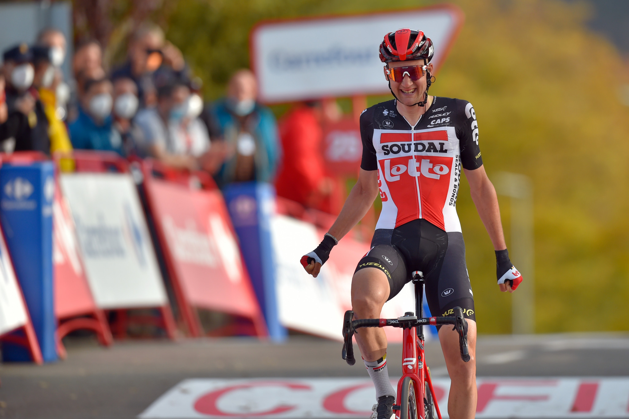 Tim Wellens won the fifth stage of the Vuelta a España ©Getty Images