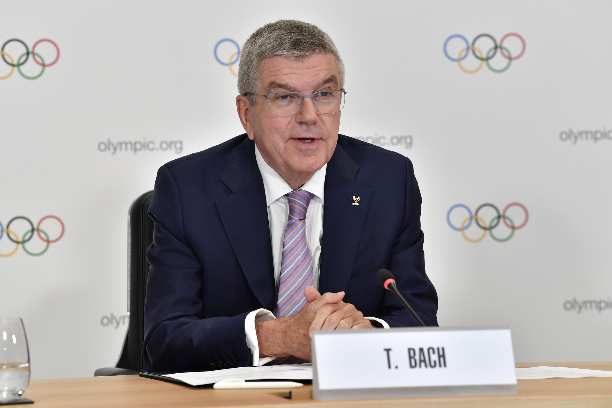 The IOC President was named the winner of the Seoul Peace Prize in September ©IOC