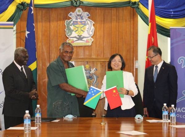 An implementation agreement has been signed between the Solomon Islands Government and China to build venues for the 2023 Pacific Games ©Solomon Islands Government