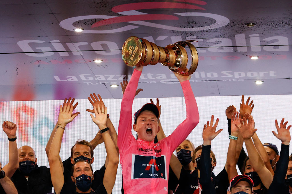 Tao Geoghegan Hart won a thrilling Giro d'Italia ©Getty Images