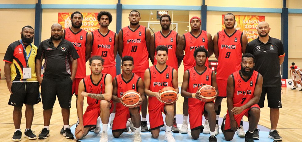 Papua New Guinea's men came fourth at the 2019 Pacific Games ©FIBA