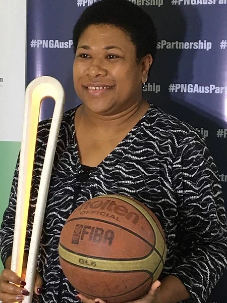 New Basketball Federation of Papua New Guinea President Karo Maha Lelai already has her sights on the 2023 Pacific Games in the Solomon Islands ©FIBA