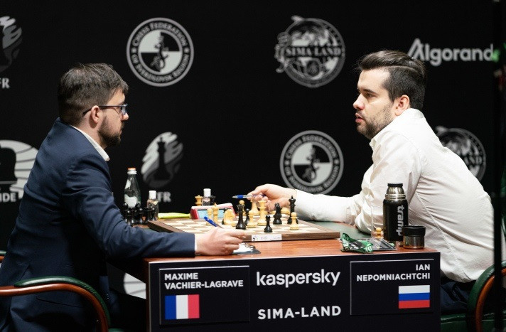France's Maxime Vachier-Lagrave and Russia's Ian Nepomniachtchi are poised to resume their battle in Russia next year ©FIDE