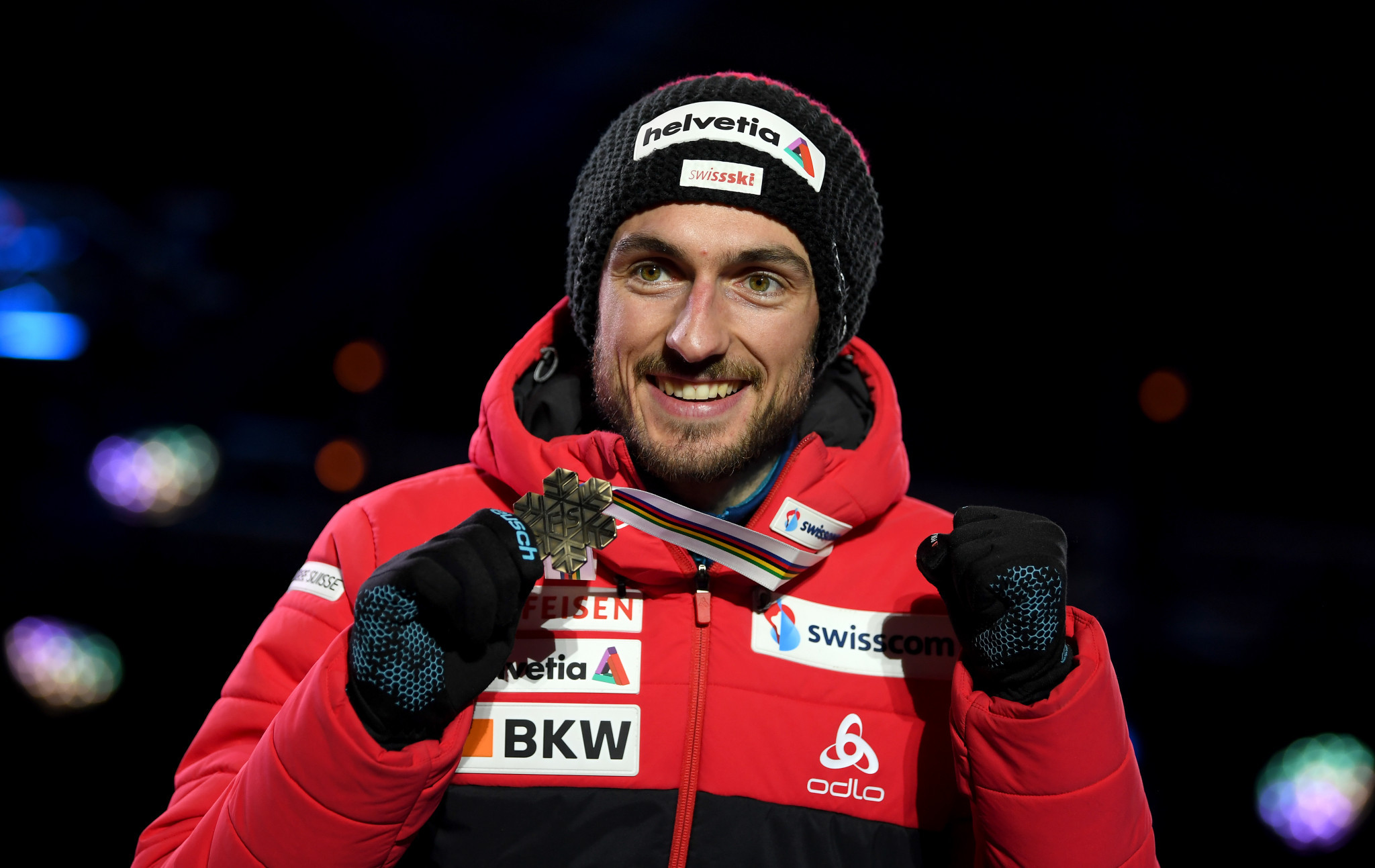 Killian Peier won a world individual large hill bronze medal in 2019 ©Getty Images