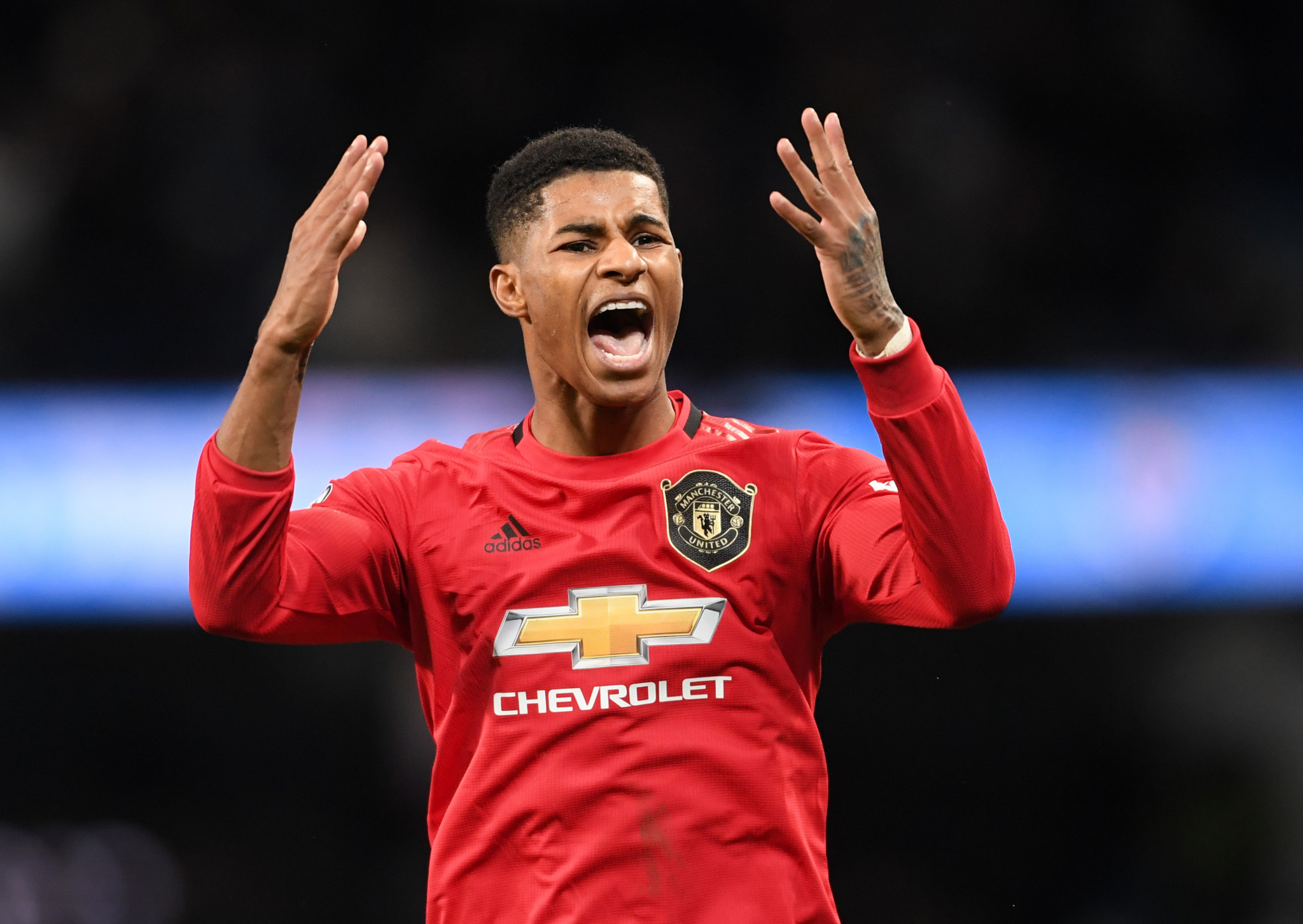 Marcus Rashford has earned plaudits from all allegiances for his campaign to eradicate childhood hunger in Britain ©Getty Images