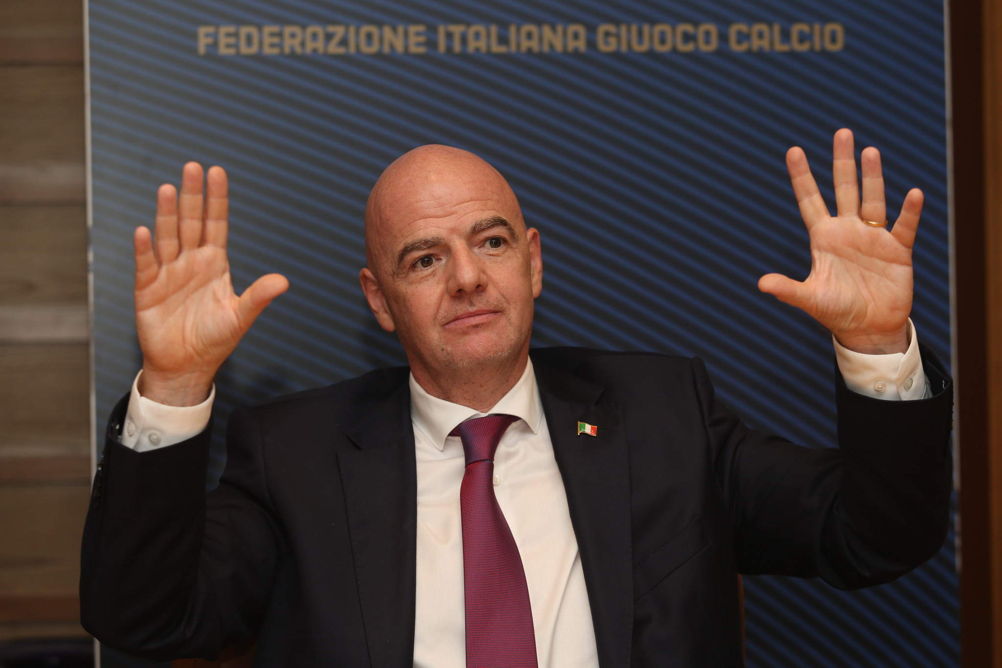 The diagnosis comes with Gianni Infantino the subject of a Swiss investigation ©Getty Images