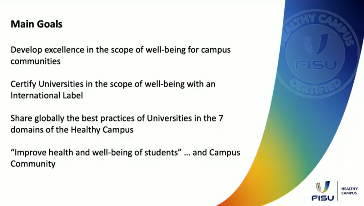 The FISU Healthy Campus programme, launched in May, now involves 42 universities across 30 countries, with another eight registrations pending ©Smart Cities & Sport