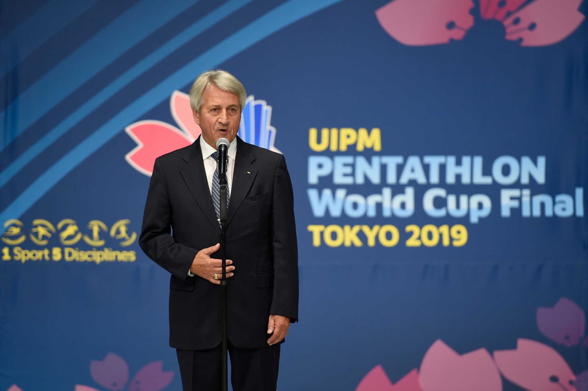 UIPM President Klaus Schormann chairs the Fifth Discipline Working Group which is due to stage a crucial physical meeting at the World Cup in Budapest ©Getty Images