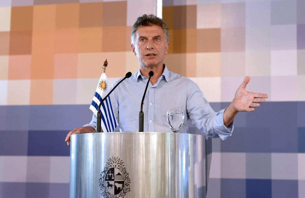 Argentine President Mauricio Macri has announced Argentina and Uruguay will bid for the 2030 World Cup ©Getty Images