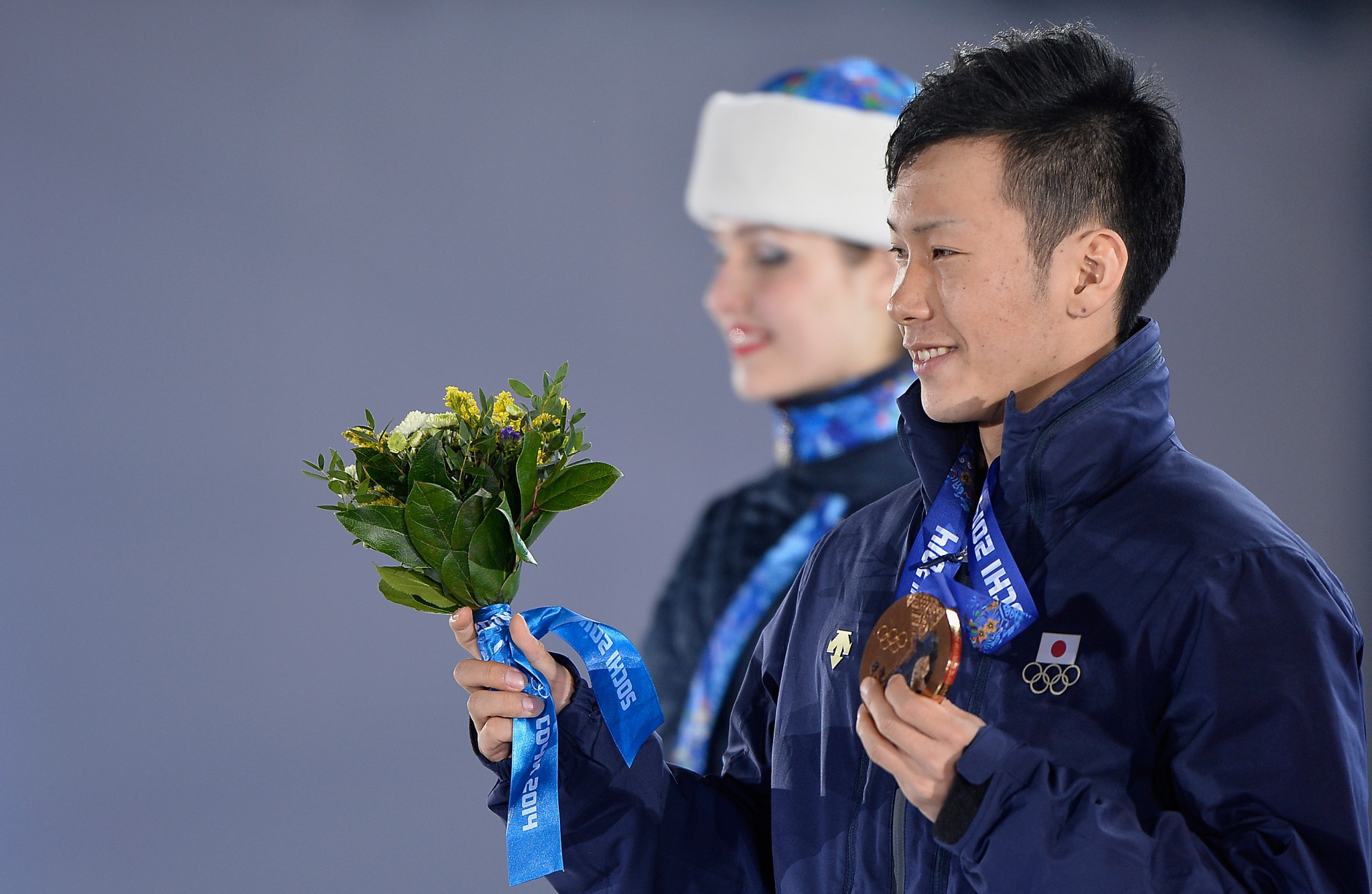 Taku Hiraoka received a bronze medal in the halfpipe at the Sochi 2014 Winter Olympic Games ©Getty Images