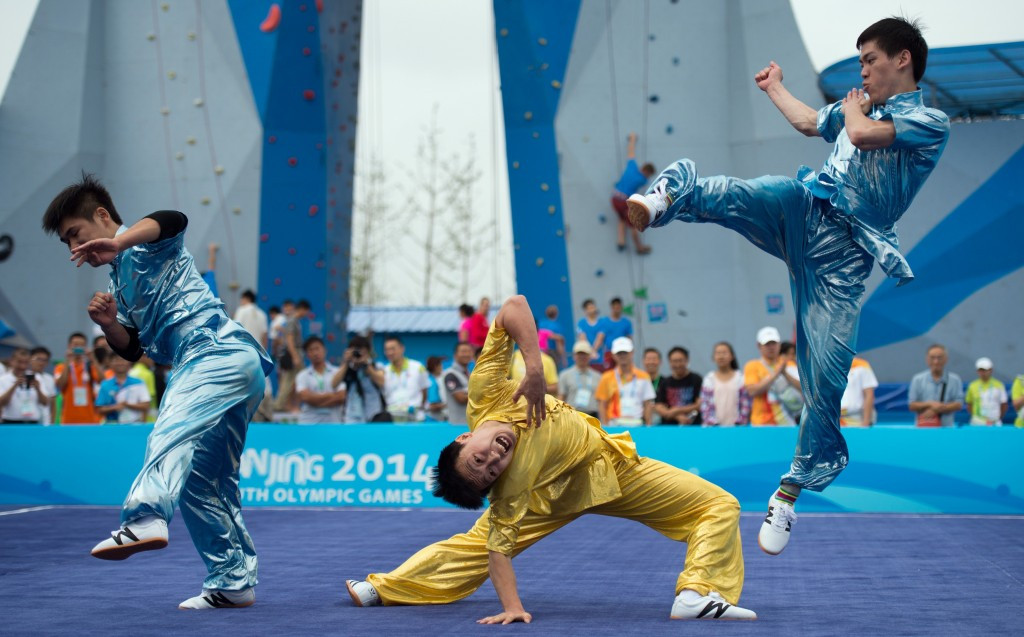 A Sport lab was held at the Nanjing Youth Olympics in 2014