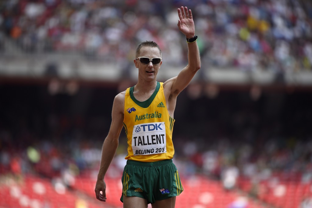 Double Olympic race walking silver medallist Jared Tallent is targeting “redemption” at Rio 2016 ©Getty Images