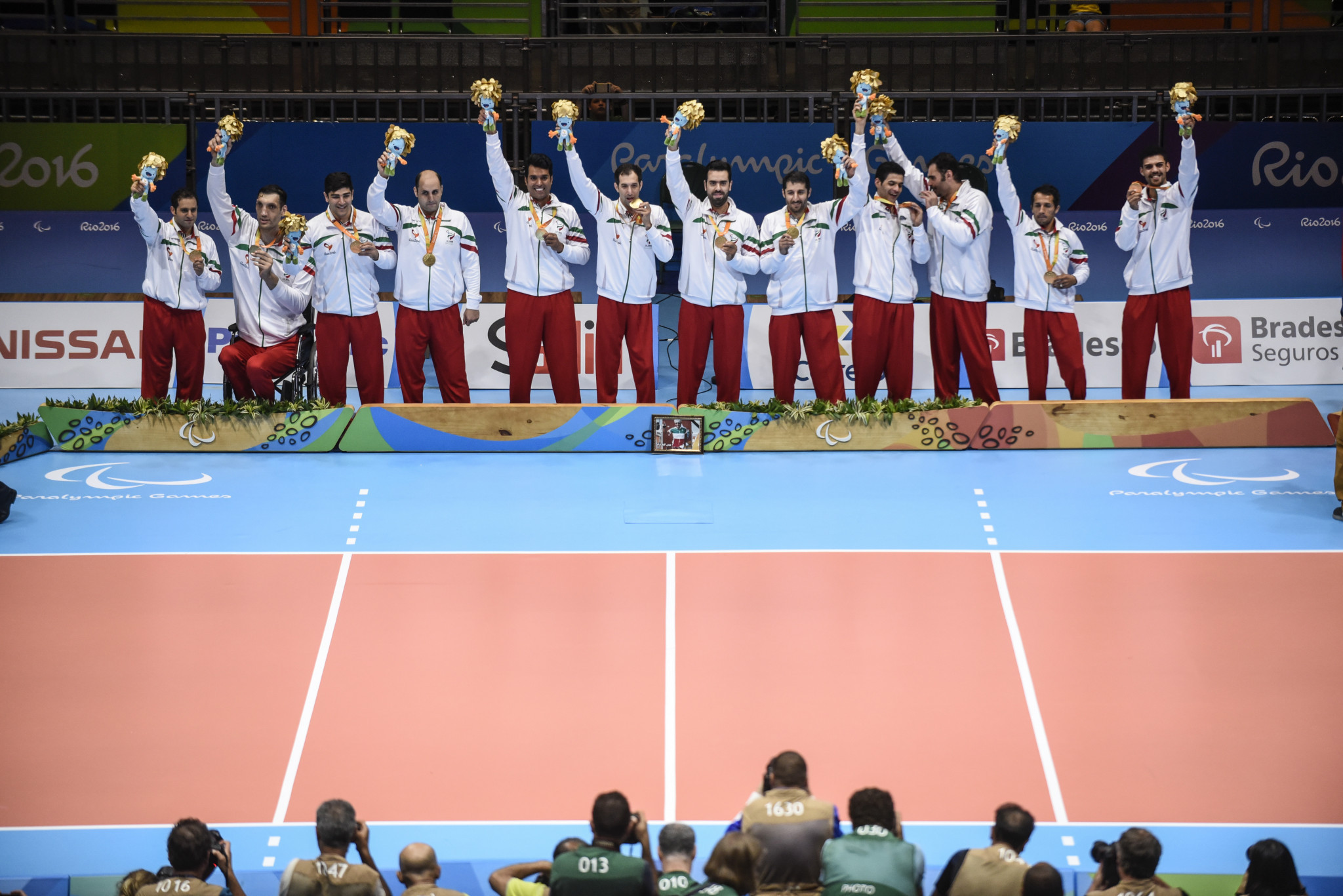 One of Iran's highlights at the last summer Paralympics was when their men's sitting volleyball team took gold ©Getty Images