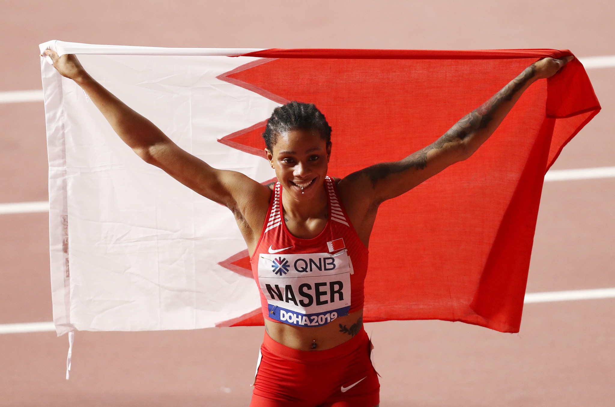 The decision by the World Athletics Disciplinary Tribunal not to uphold the Athletics Integrity Unit's proposed ban on Bahrain's world 400m champion Salwa Eid Naser has proved controversial ©Getty Images