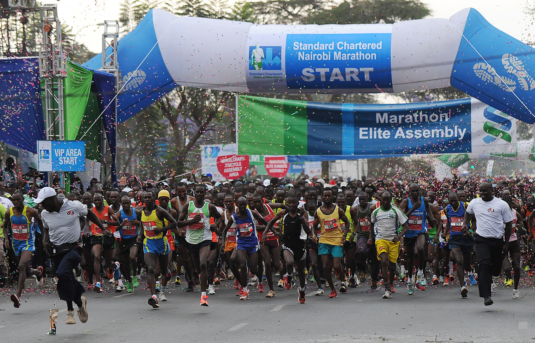 Standard Chartered backs the Nairobi Marathon which was cancelled this year ©Getty Images