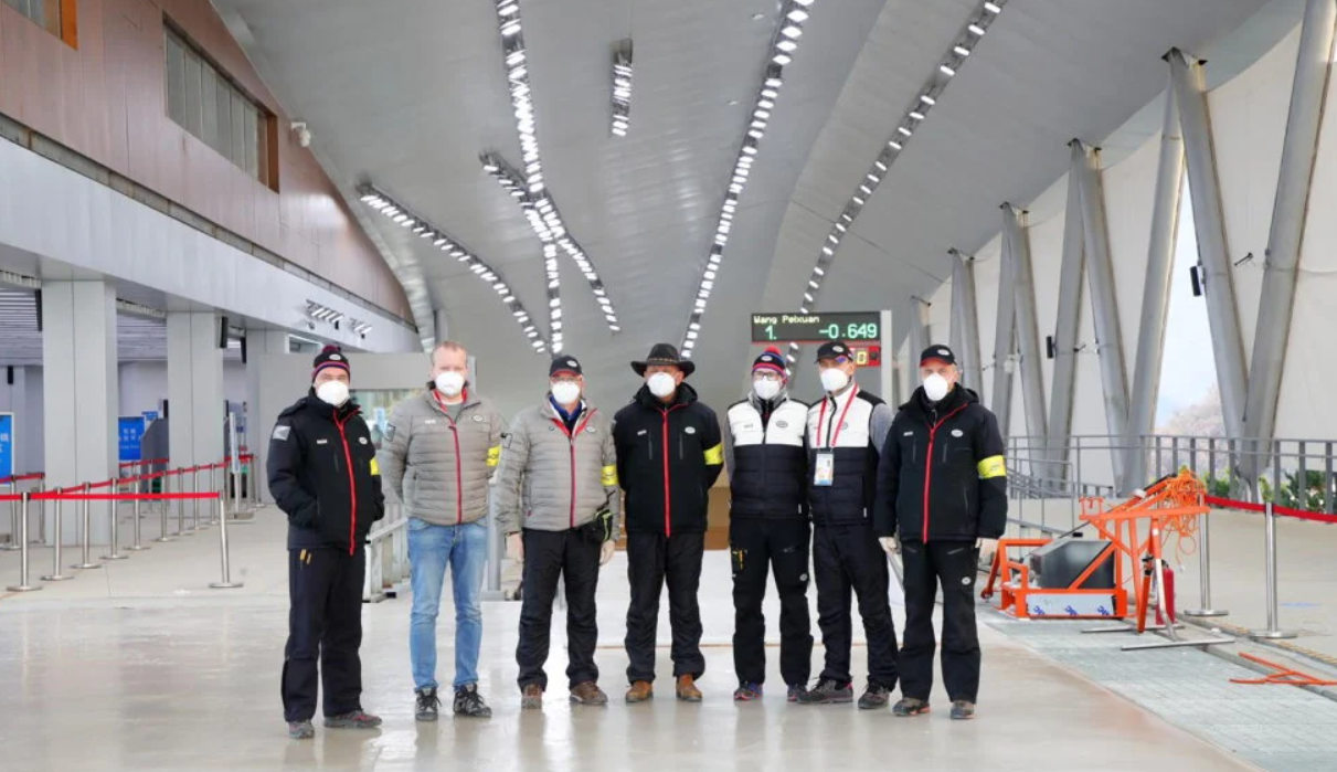 Pre-homologation tests have taken place at the Beijing 2022 sliding track ©IBSF