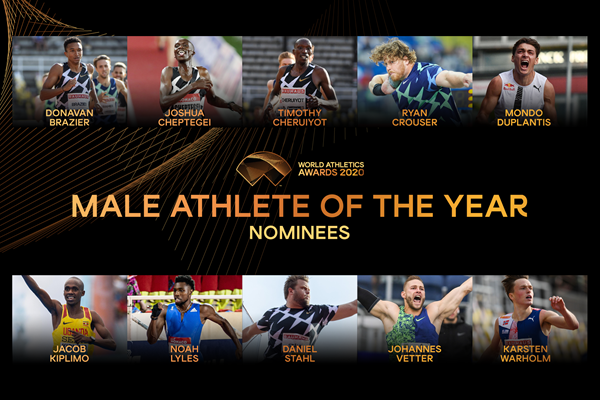 World Athletics has published the shortlist for Male Athlete of the Year ©World Athletics