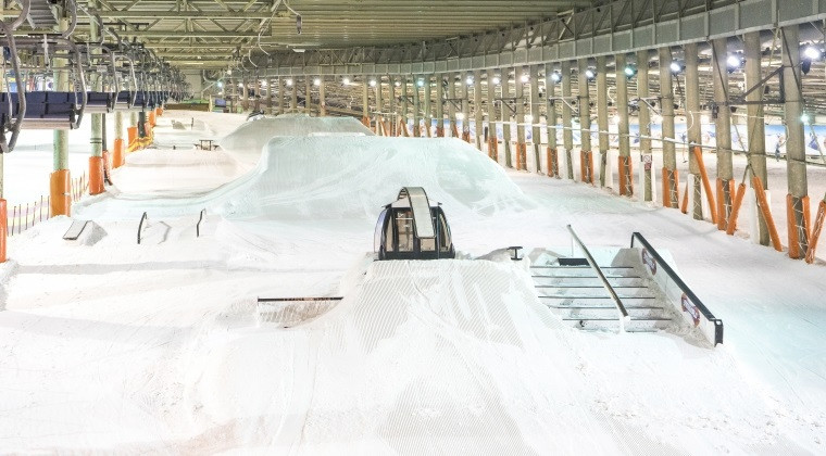 SnowWorld Landgraaf was used by FIS for the five-day development camp ©SnowWorld Landgraaf