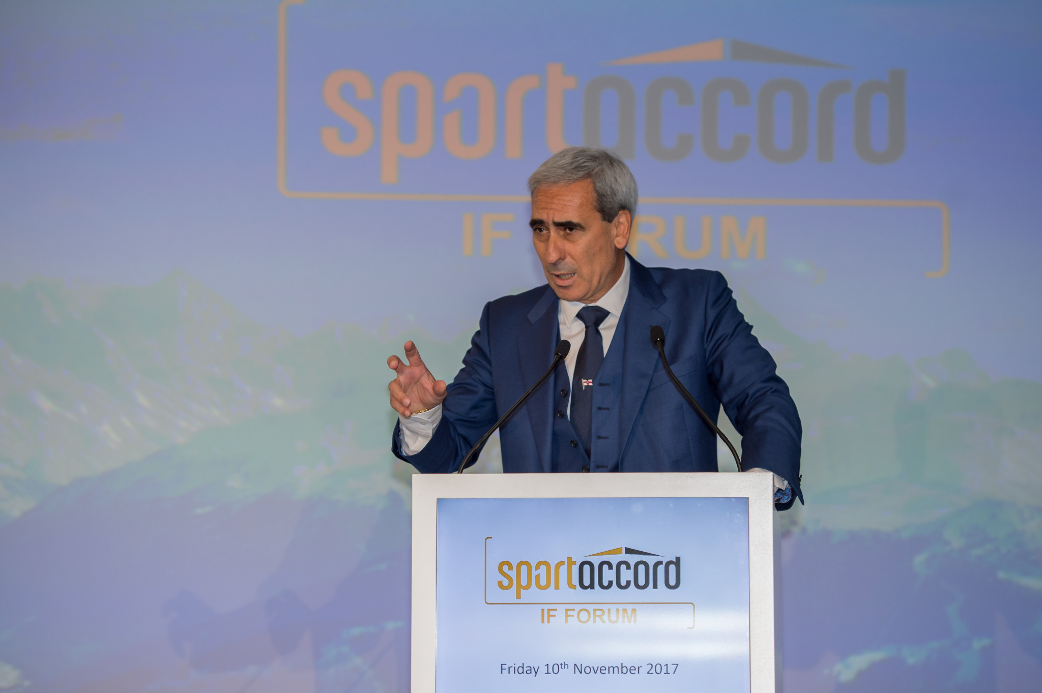 SportAccord and GAISF President Raffaele Chiulli described the virtual format of the IF Forum as 