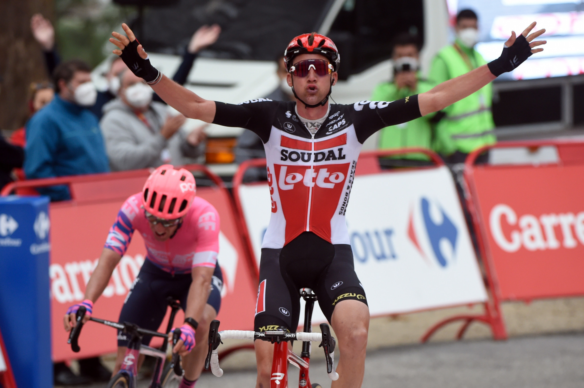 Wellens secures second Vuelta a España stage win from breakaway