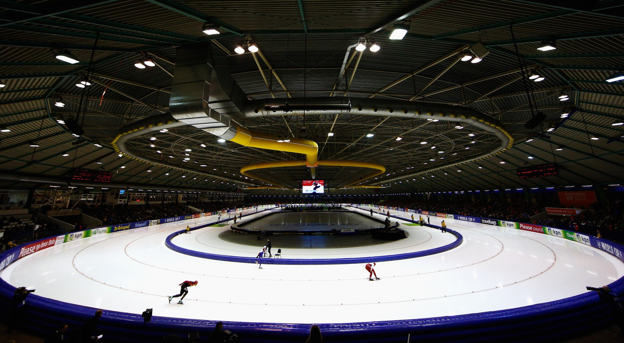 Heerenveen is set to stage two World Cup events after the European Speed Skating Championships ©Getty Images