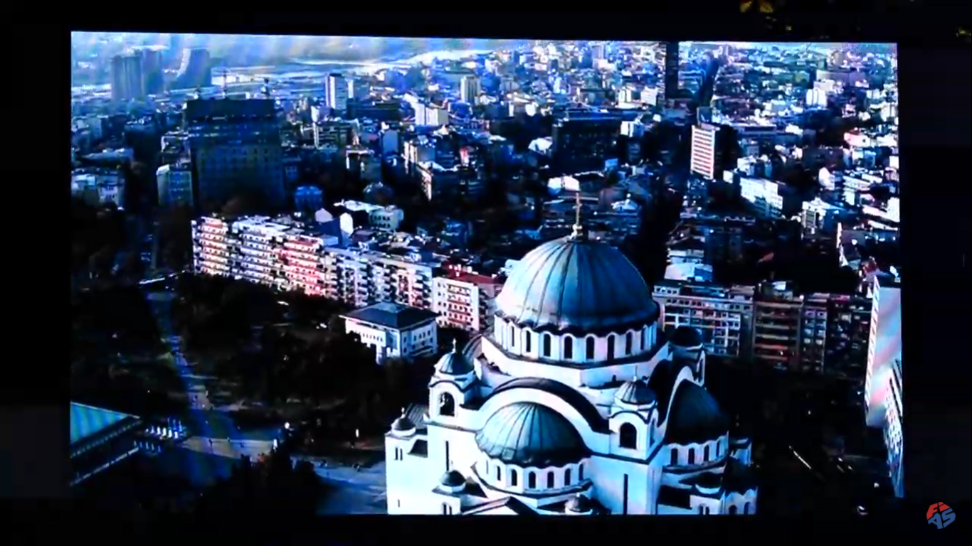 A video package highlighting Serbian landmarks was shown ©FIAS