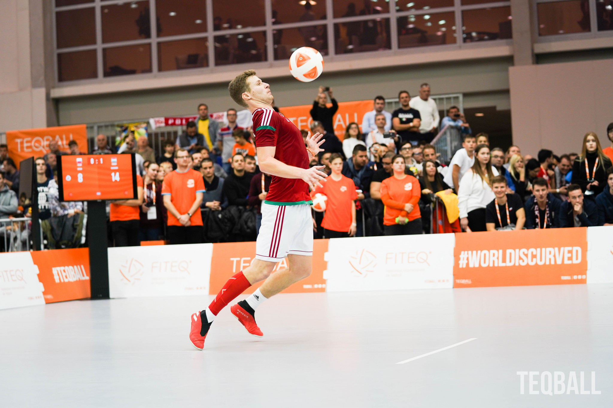 Ádám Blázsovics is ranked the number one teqball player in the world ©FITEQ