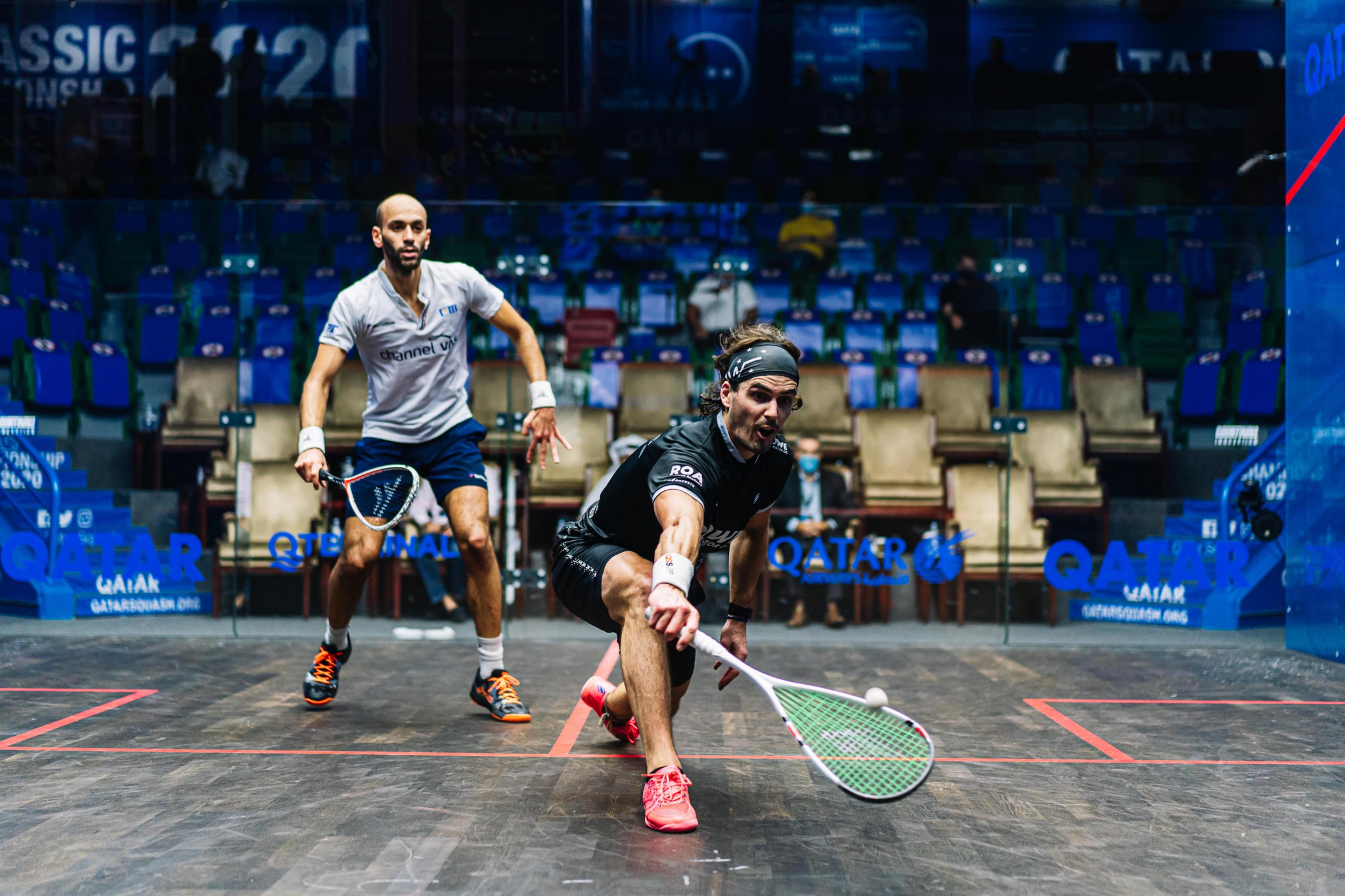 Paul Coll is the only non-Egyptian player to reach the last four ©PSA World Tour