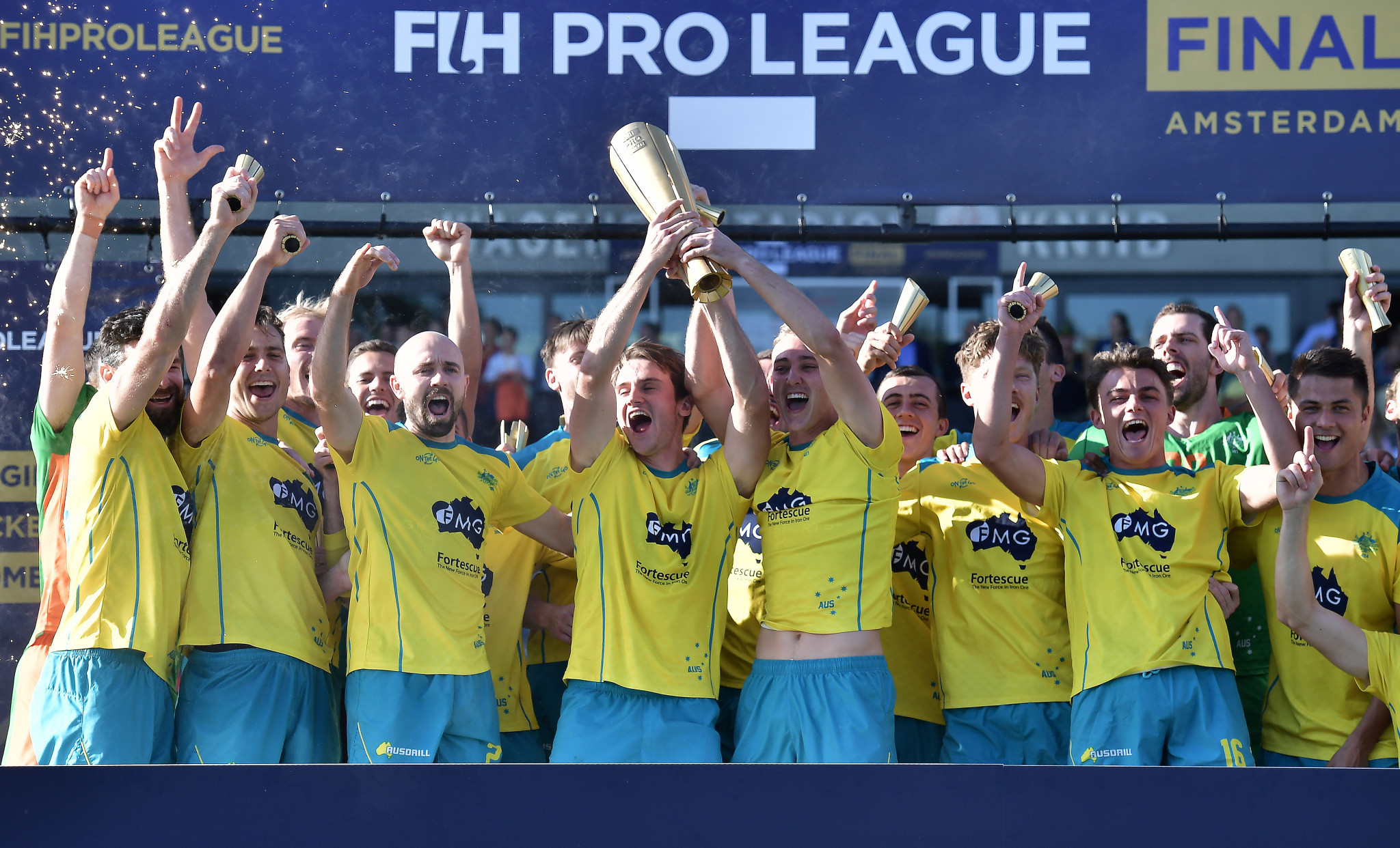 Australia's men's team won last year's FIH Pro League with victory over Belgium ©Getty Images