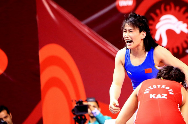 China's women were in superb form on day three of the Asian Wrestling Championships as they won four of the five available gold medals ©United World Wrestling