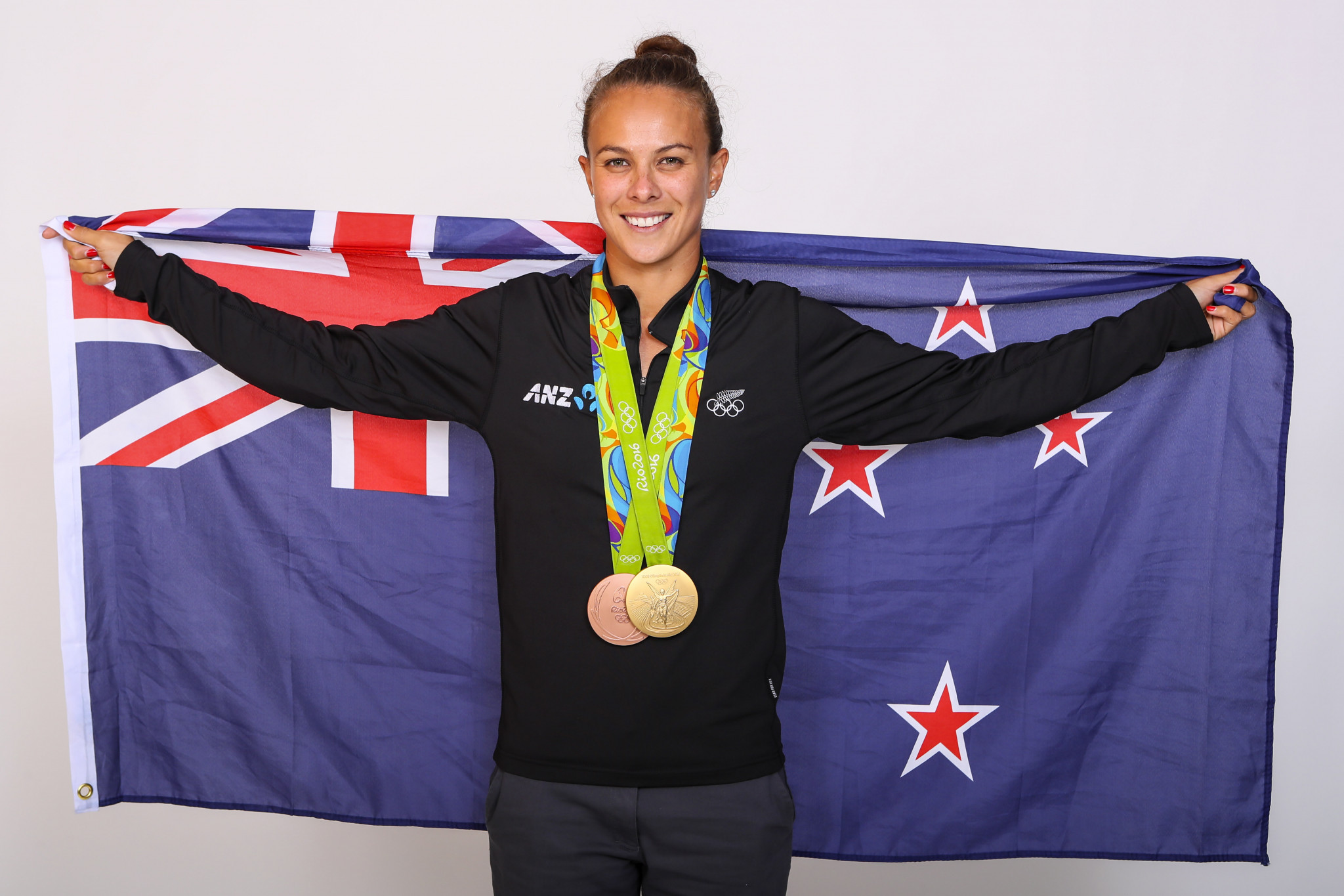 Lisa Carrington of New Zealand won gold and bronze at Rio 2016 ©Getty Images