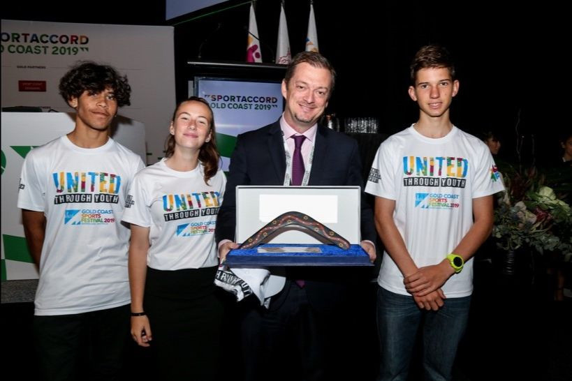 IPC President Andrew Parsons is among those who have recorded messages for the Opening Ceremony of this year's UTS Virtual Youth Festival on November 20, the United Nations' World Children's Day ©UTS