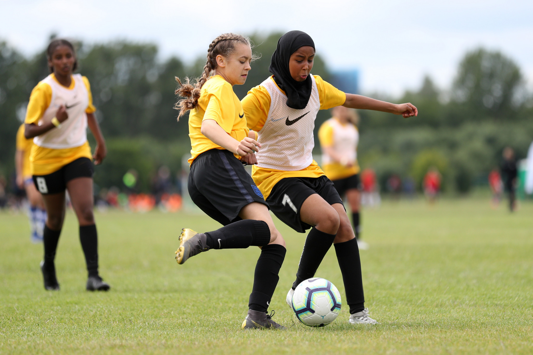 Last month, the FA pledged to give girls equal access to football at all levels ©Getty Images
