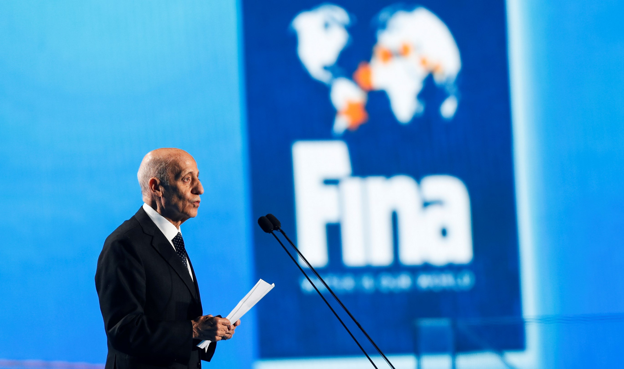 Julio Maglione's 12-year reign as FINA President is set to end next year ©Getty Images