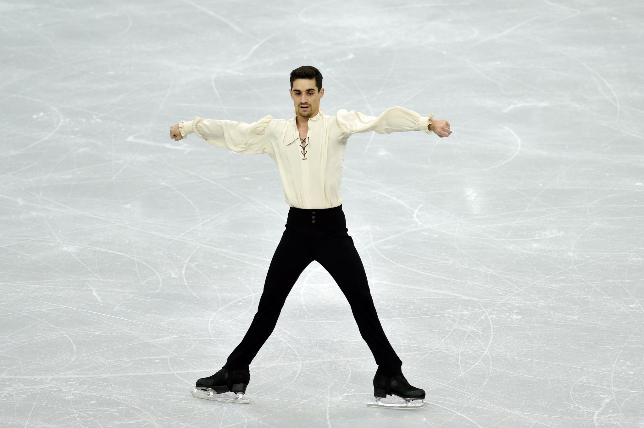 Javier Fernandez was among the stars performing in Moscow ©Getty Images