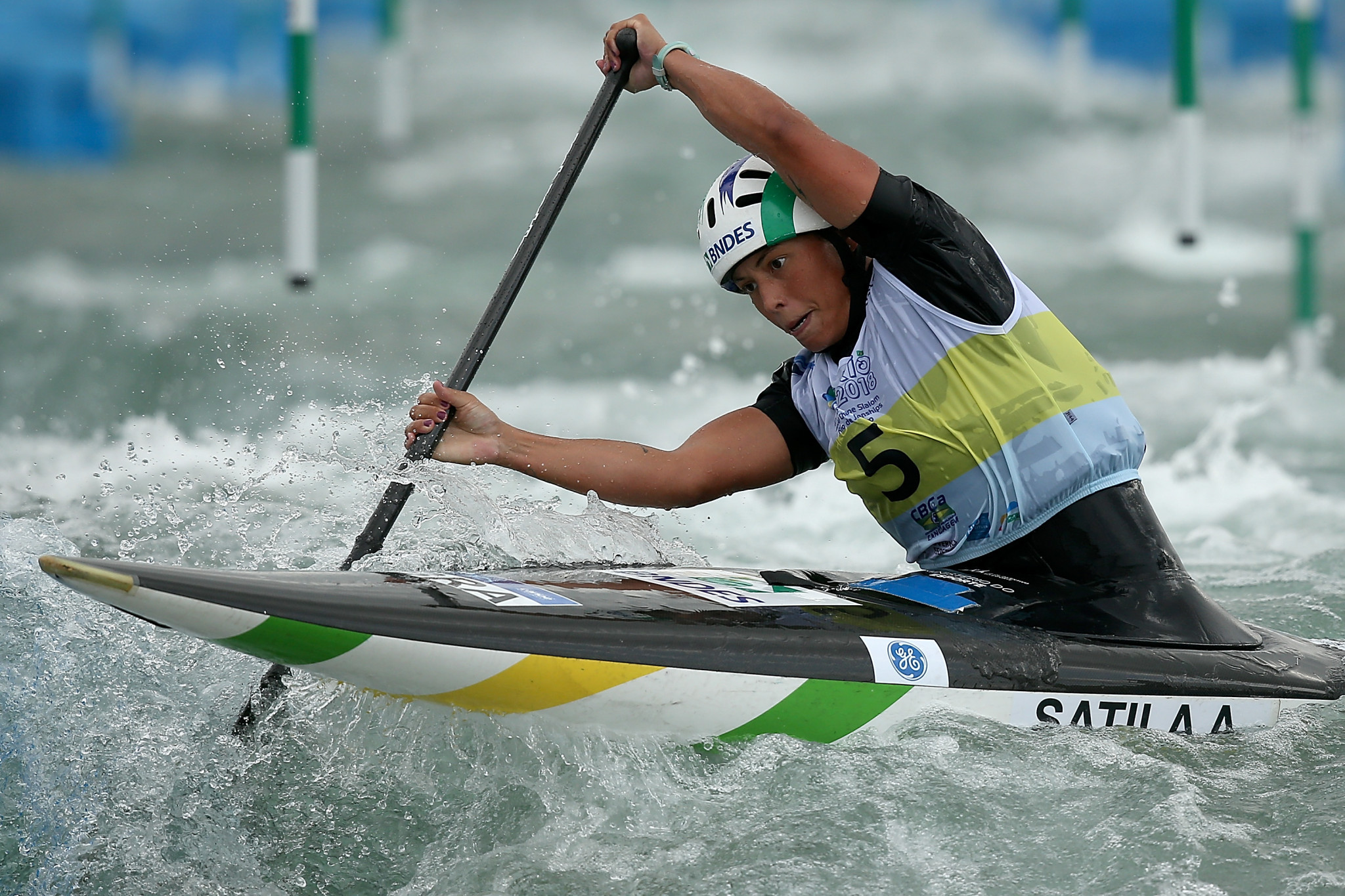 Brazil's Ana Sátila was the victor in the women's C1 ©Getty Images